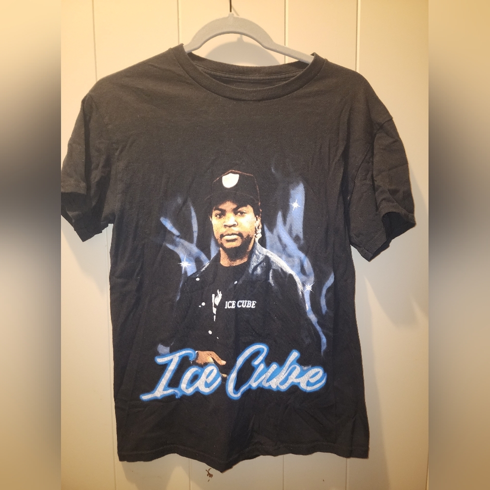 Rapper Ice Cube Graphic T-Shirt - Black